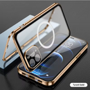 Case Magnética Blindada iPhone - Proteção na Camera, Trava de Segurança e Tela de Privacidade